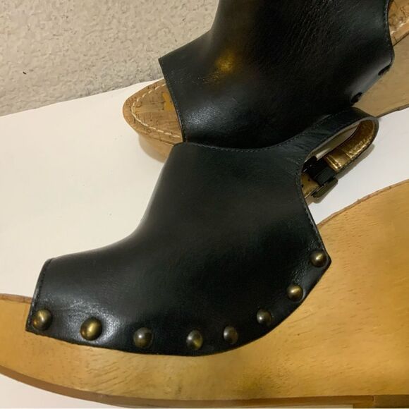 Sam Edelman Camilla Wedge Black Sandals size 10 - Picture 8 of 10
